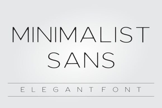 Minimalist Sans Font